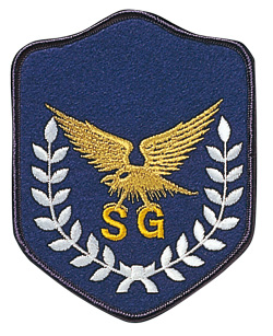 ワッペン SGハート型